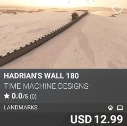 Hadrian's Wall 180 by Time Machine Designs. USD $12.99