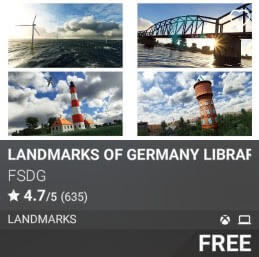 Landmarks of Germany LIBRARY ONLY by FSDG. Free.