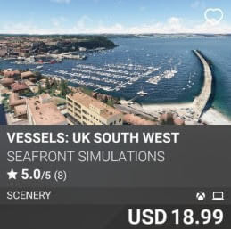 Vessels: UK South West by Seafront Simulations. USD $18.99