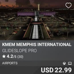 KMEM Memphis International Airport by Glideslope Pro. USD $22.99