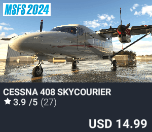 Cessna 408 Skycourier by Microsoft / Carenado. USD $14.99