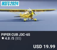 Piper Cub J3C-65 by Classic Aircraft Simulations. USD $19.99