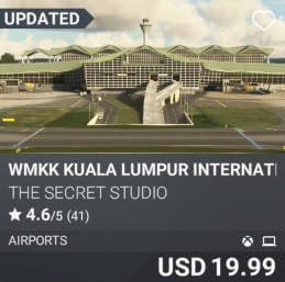 WMKK Kuala Lumpur International Airport by The Secret Studio. USD $19.99