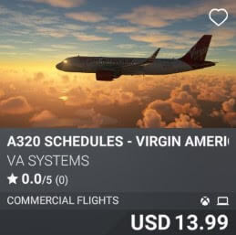 A320 Schedules - Virgin America - Vol 2 by VA SYSTEMS. USD $13.99