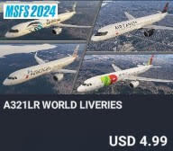 A321LR WORLD LIVERIES by 2PILOT. USD $4.99