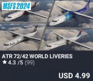 ATR 72/42 WORLD LIVERIES by 2PILOT. USD $4.99