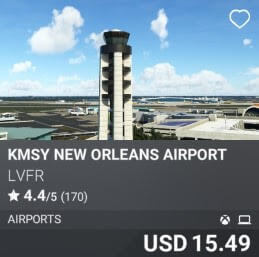 KMSY New Orleans Airport by lvfr. USD $15.49