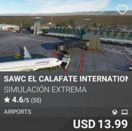 SAWC El Calafate International Airport by Simulación Extrema. USD $13.99