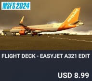 Flight Deck - EasyJet A321 Edition by Perfect Flight. USD $8.99