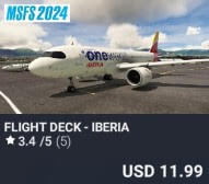 FLIGHT DECK - IBERIA by Perfect Flight. USD $11.99