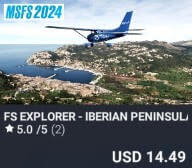 FS Explorer - Iberian Peninsula by Perfect Flight. USD $14.49