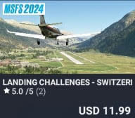 Landing Challenges - Switzerland by Perfect Flight. USD $11.99