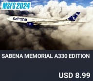 Sabena Memorial A330 Edition by Perfect Flight. USD $8.99