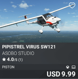 Pipistrel Virus SW121 by Asobo Studios. USD $9.99