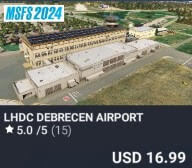 LHDC Debrecen Airport by LHSimulations. USD $16.99