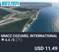 MMCZ Cozumel International Airport by FlyMex. USD $11.49