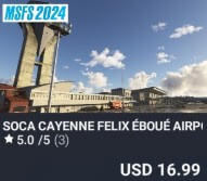 SOCA Cayenne Felix Éboué Airport by SLHSIMDESIGNS. USD $16.99