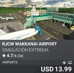 RJCW Wakkanai Airport by Simulación Extrema. USD $13.99