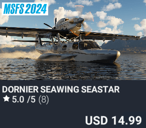 Dornier Seawing Seastar by Microsoft / ATSimulations. USD $14.99