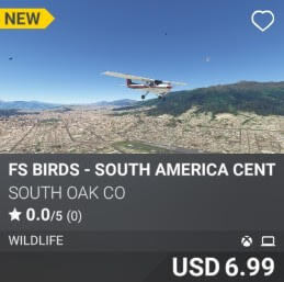 FS Birds - South America Central by South Oak Co. USD $6.99