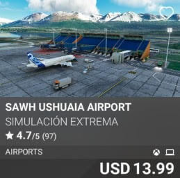 SAWH Ushuaia Airport by Simulación Extrema. USD $13.99