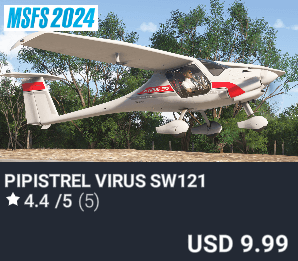 Pipistrel Virus SW121 by Microsoft / iniBuilds. USD $9.99