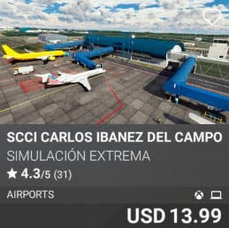 SCCI Carlos Ibanez del Campo Punta Arenas by Simulación Extrema. USD $13.99