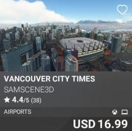 Vancouver City Times by SamScene3D. USD $16.99