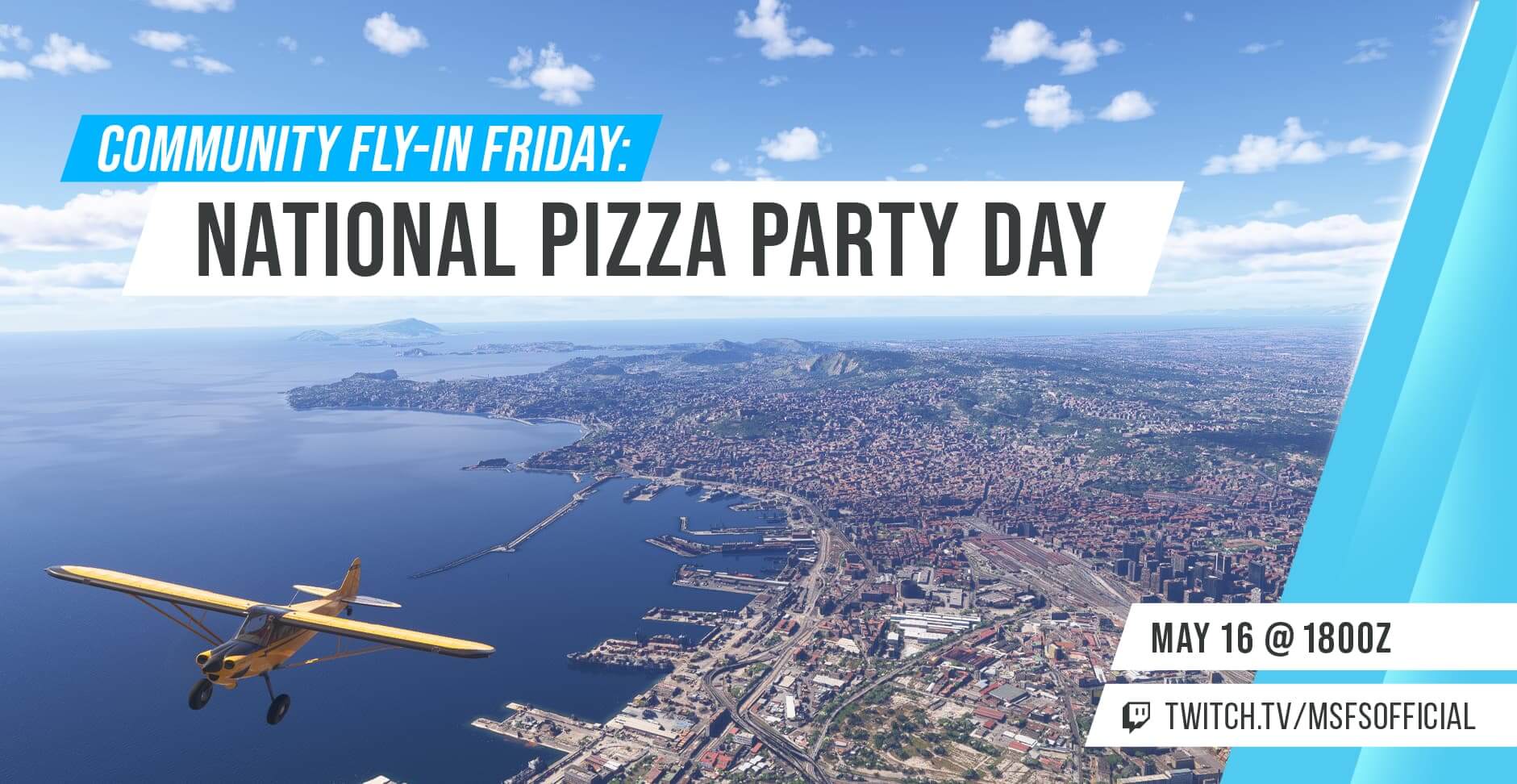 Community Fly In Friday: National Pizza Party Day