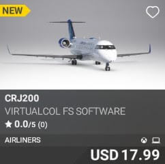 CRJ200 by Virtualcol FS Software. USD $17.99