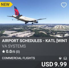 Airport Schedules - KATL [Winter 2024] by VA SYSTEMS. USD $9.99
