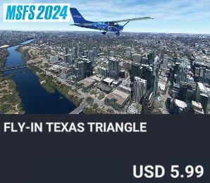 Fly-In Texas Triangle by Perfect Flight. USD $5.99