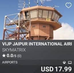 VIJP Jaipur International Airport by Skymatrix. USD $17.99