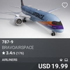 787-9 by BravoAirspace. USD $19.99