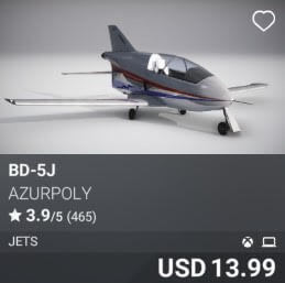 BD-5J by AzurPoly. USD $13.99