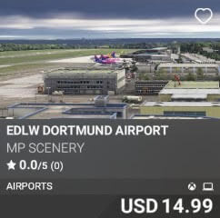 EDLW Dortmund Airport by MP Scenery. USD $14.99