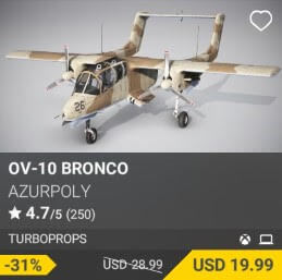 OV-10 Bronco by AzurPoly. USD $28.99 (on sale for 19.99)