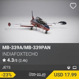 MB-339A/MB-339PAN by IndiaFoxtEcho. USD $23.49 (on sale for 17.99)