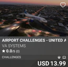 Airport Challenges - United Airlines - Vol 5 by VA SYSTEMS. USD $13.99