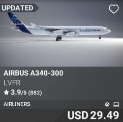 Airbus A340-300 by lvfr. USD $29.49
