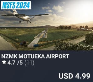 NZMK Motueka Airport by NZA Simulations. USD $4.99