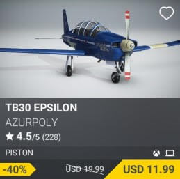 TB30 Epsilon by AzurPoly. USD $19.99 (on sale for 11.99)