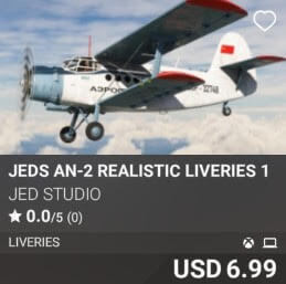 JEDS An-2 Realistic Liveries 1 by JED Studio. USD $6.99