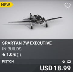 Spartan 7W Executive by iniBuilds. USD $18.99