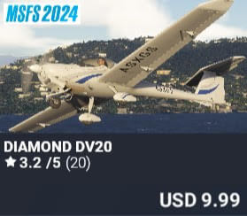 Diamond DV20 by Microsoft / iniBuilds. USD $14.99