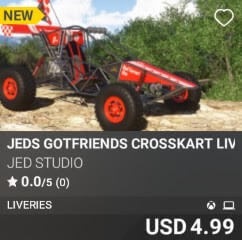 JEDS GotFriends Crosskart Liveries by JED Studio. USD $4.99