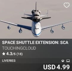 Space Shuttle extension: SCA by TouchingCloud. USD $4.99