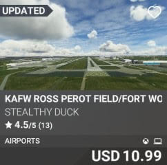 KAFW Ross Perot Field/Fort Worth Alliance by Stealthy Duck. USD $10.99