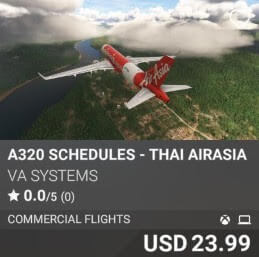 A320 Schedules - Thai AirAsia - Vol 2 by VA SYSTEMS. USD $23.99