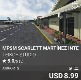 MPSM Scarlett Martínez International Airport by TEIKOF STUDIO. USD $8.99
